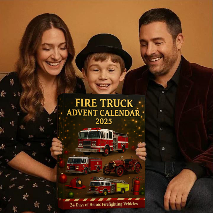 🚒🔥 FIRE TRUCK ADVENT CALENDAR 2025 🎁🌲
