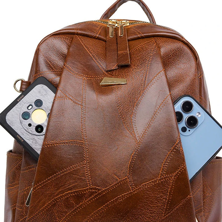 Jeanne™ | Tijdloze leren rugzak