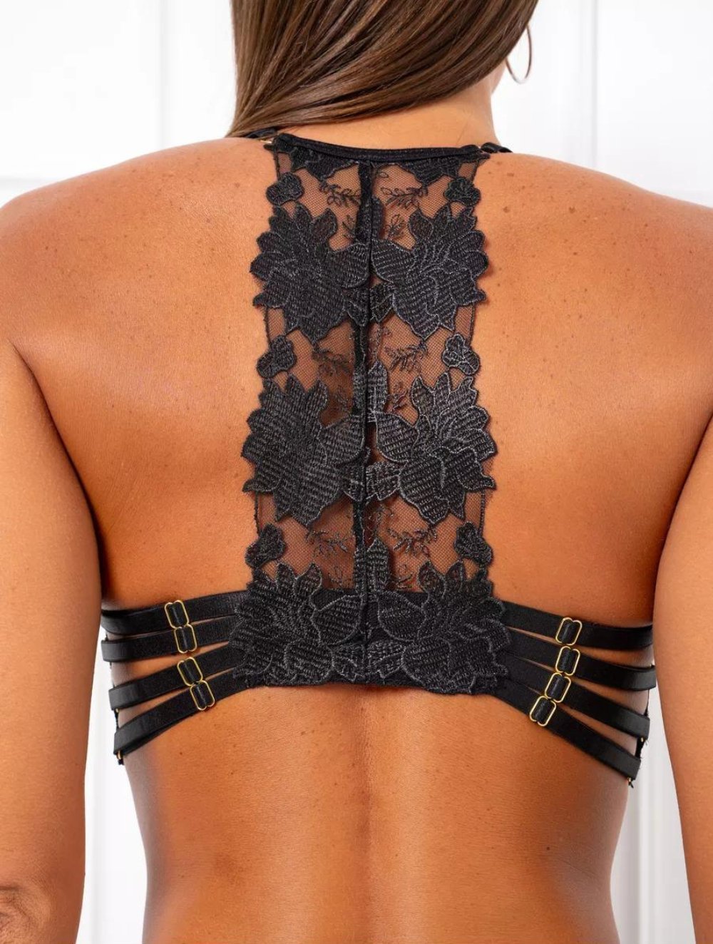 Maxine™ | Elegante 3-delige Lingerieset met Bloemige Borduursels