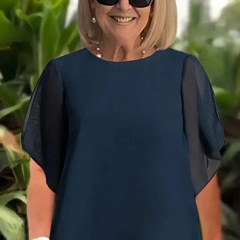 Zara™ | Elegante Set Top en Ongelijke Broeken