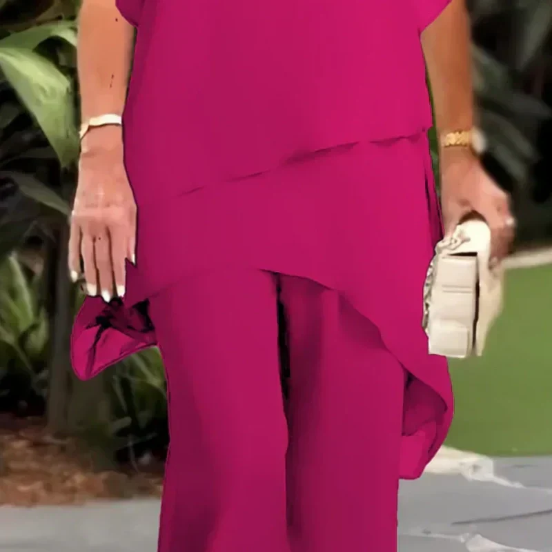 Zara™ | Elegante Set Top en Ongelijke Broeken