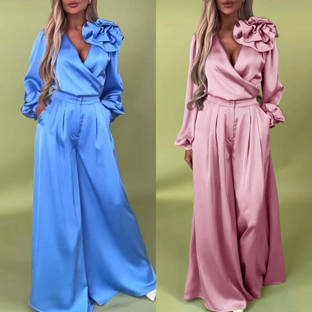 Grace™ | Elegante Jumpsuit met Bloemdetail