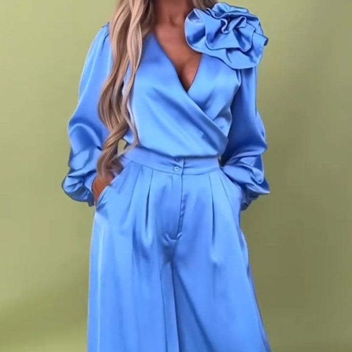 Grace™ | Elegante Jumpsuit met Bloemdetail