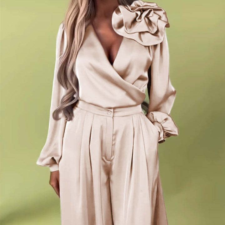 Grace™ | Elegante Jumpsuit met Bloemdetail