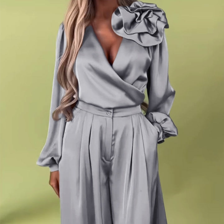 Grace™ | Elegante Jumpsuit met Bloemdetail