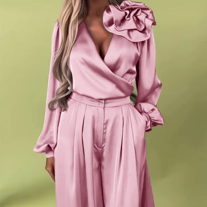 Grace™ | Elegante Jumpsuit met Bloemdetail