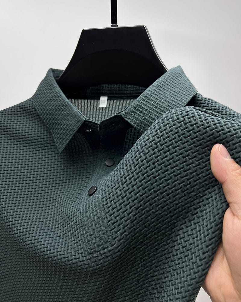 Daan™ | Luxe Polo met Verfijnd Patroon