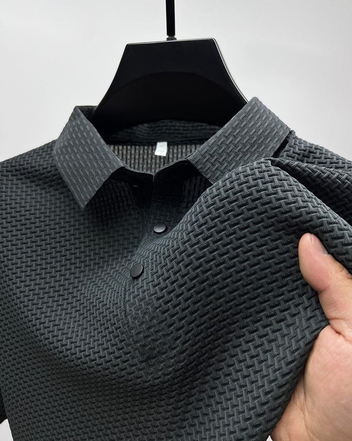 Daan™ | Luxe Polo met Verfijnd Patroon